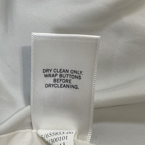 Banana Republic Herringbone Blazer Womens 6 Gray Wool Blend Career Jacket - Picture 6 of 11